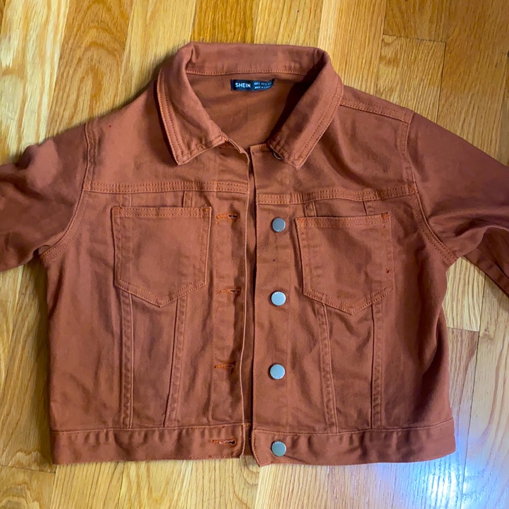Shein brown Jean jacket